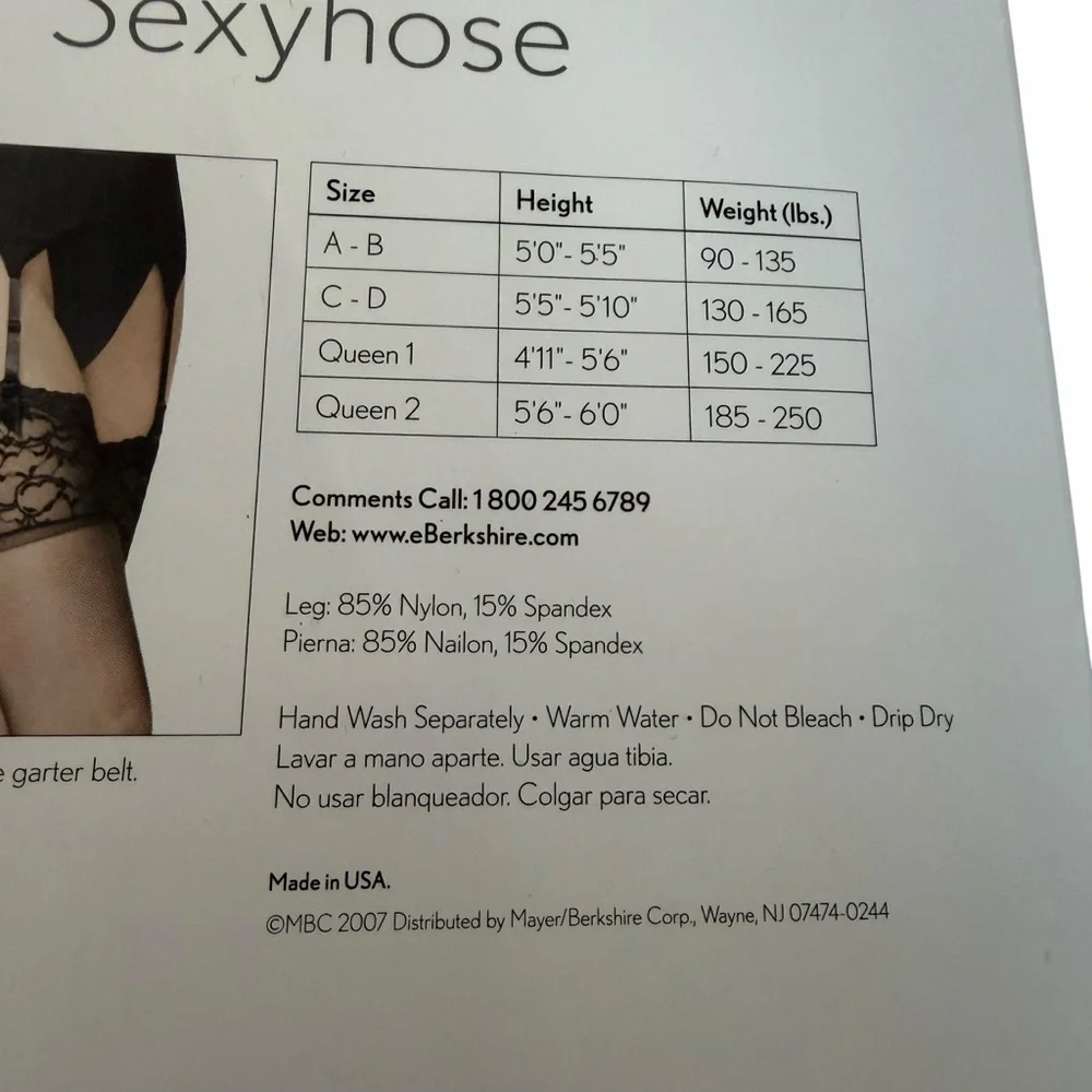 Berkshire Lace Top Stockings Sexy Hose Thigh High 2 Packages Nude and Ivory NWT